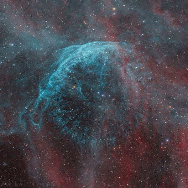 Wolf-Rayet 134 ring nebula - Astrophotography