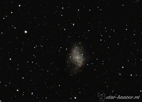 M1 Crab Nebula. February 7, 2016, 20:17 - Astrophotography