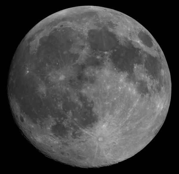 Panorama of the Moon on April 15 - Astrophotography