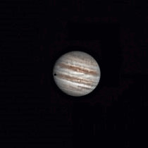 Jupiter and the shadow of Io. 07.03.2025. Gif - Astrophotography