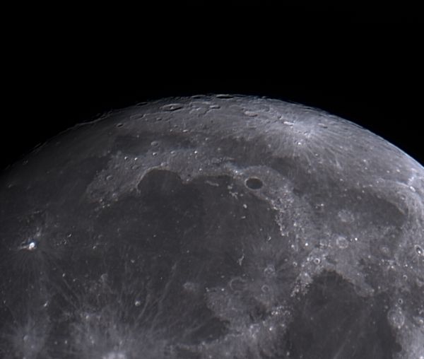The region around Mare Imbrium (Sinus Iridum, Aristarchus crater, the Apennine Mountains) - Astrophotography