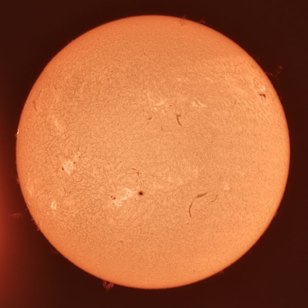 The Sun 17-07-23 colorized - Astrophotography