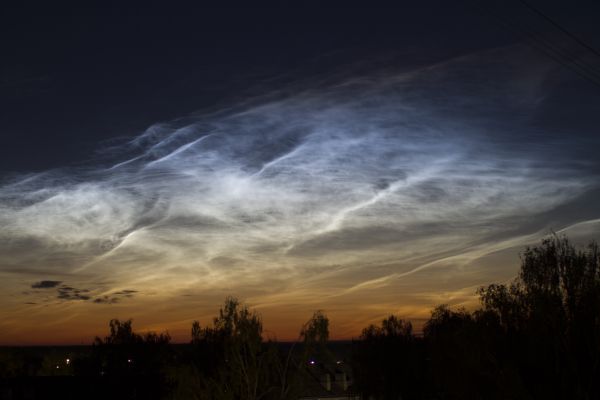 Noctilucent clouds - Astrophotography