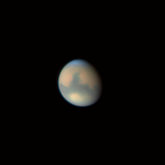 Mars, October 16, 2022, 02:17 Moscow Time - Astrophotography