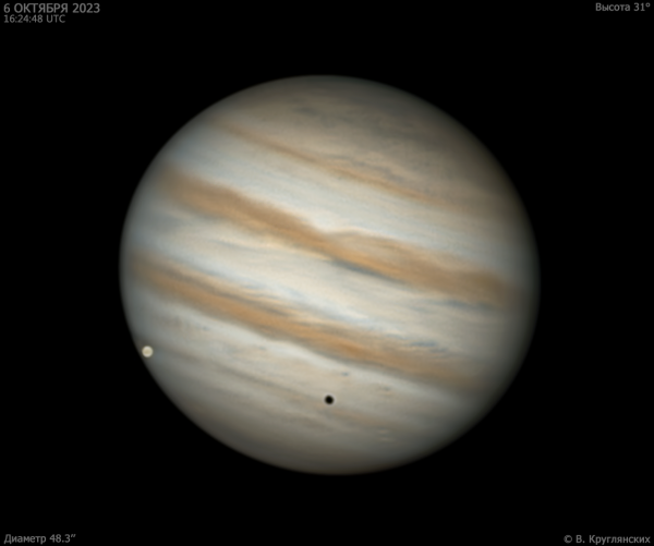 Jupiter and Europa on October 6, 2023 - Astrophotography