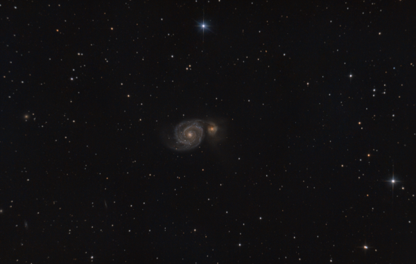 M51 - The Whirlpool Galaxy - Astrophotography