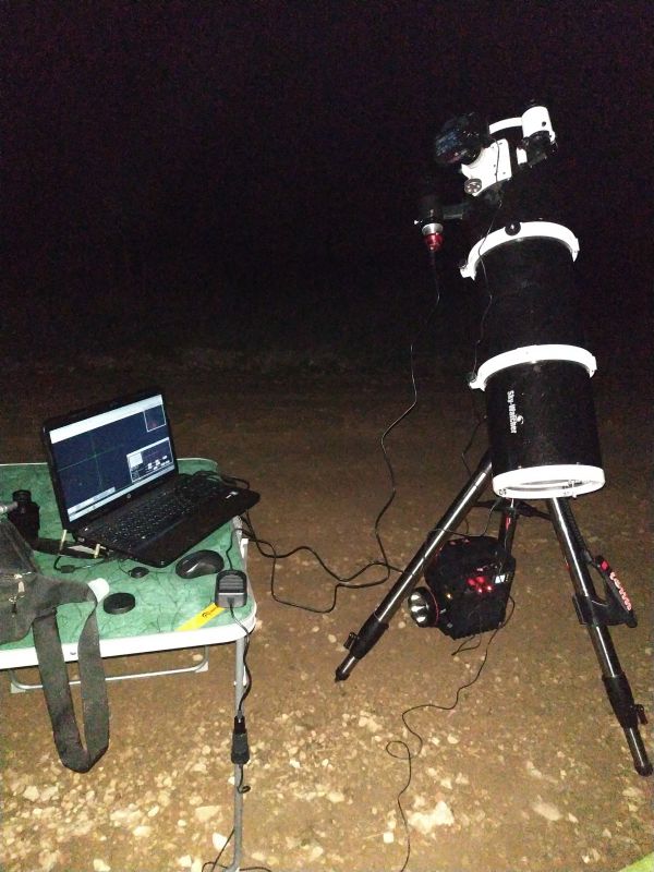 My astro setup in action - Astrophotography