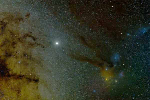 Rho Ophiuchi and Jupiter - Astrophotography