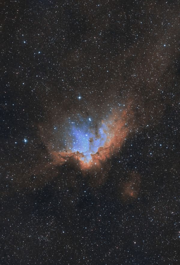 NGC 7380: The Wizard Nebula - Astrophotography