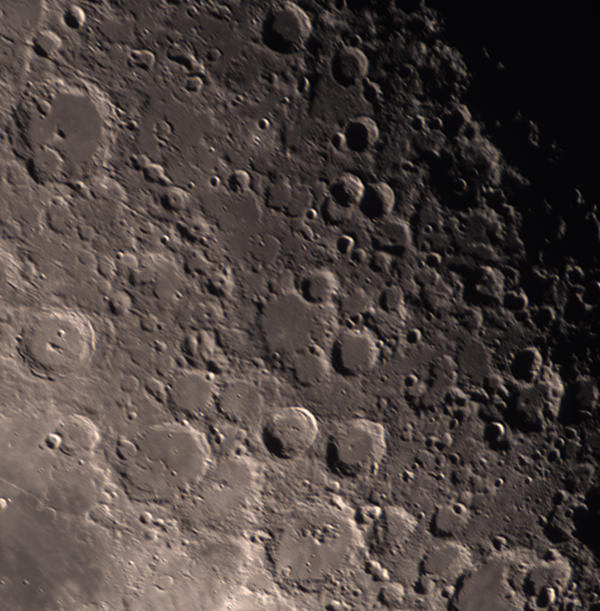 Lunar surface. 09.07.2023 - Astrophotography
