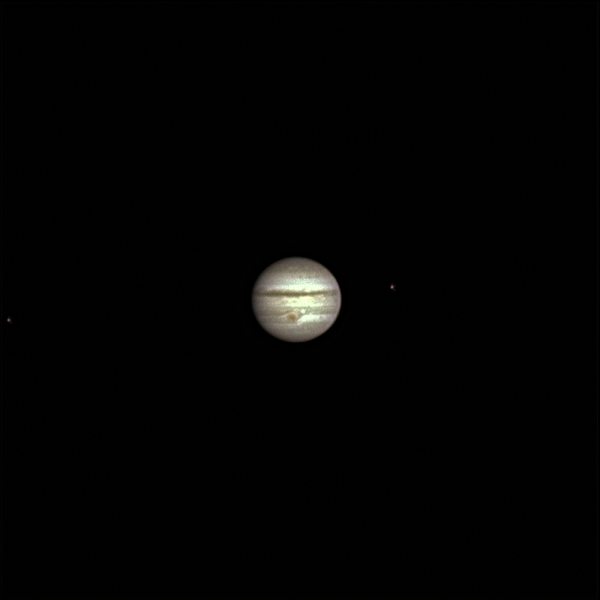 Jupiter and its moons Io and Europa from July 27, 2022 - Astrophotography