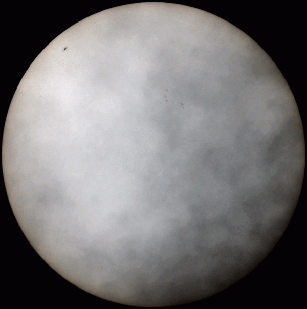 Eclipse 29.03.25 (animation 25 frames) - Astrophotography