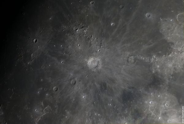 Region of the Copernicus crater. November 8, 2019, 21:39 - Astrophotography