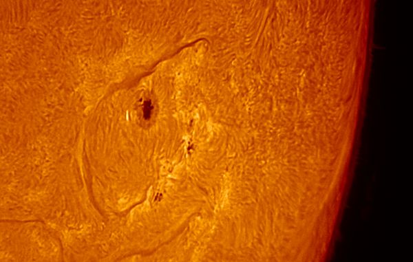 Sunspot groups 3811, 3818 - Astrophotography