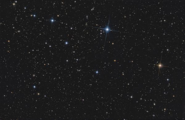 Galaxies rich region near Zeta Sculptoris (Sculptor const) - Astrophotography