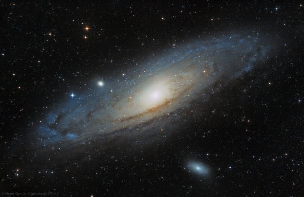Andromeda Galaxy M31, galaxies M32, M110 - Astrophotography