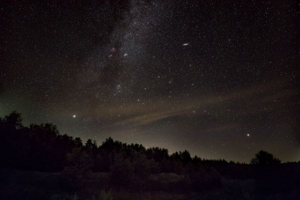 Northern Milky Way and Mars - Astrophotography