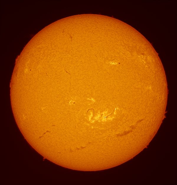 The Sun in the Chromosphere on June 4 - Astrophotography
