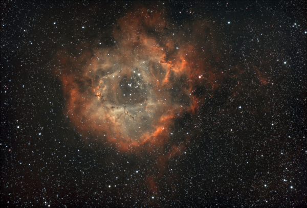 The Rosette Nebula, also known as Rosetta or Rosetka! NGC 2244 is at the center! - Astrophotography