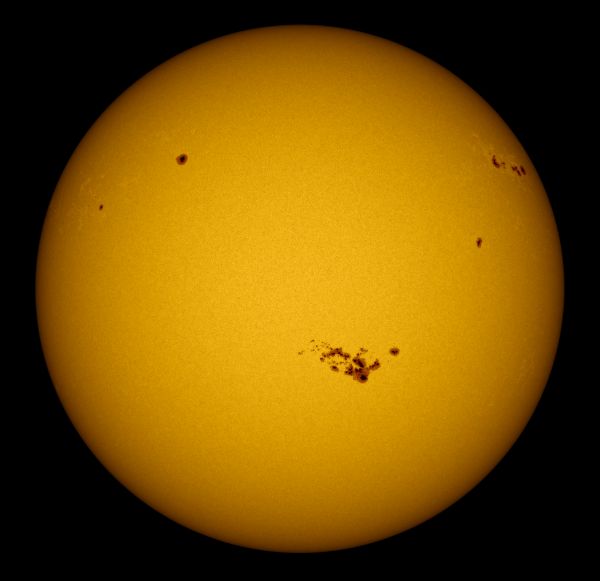 Full disk of the Sun on May 8 - Astrophotography