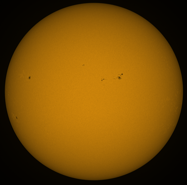 Sun in continuum 8.03 - Astrophotography