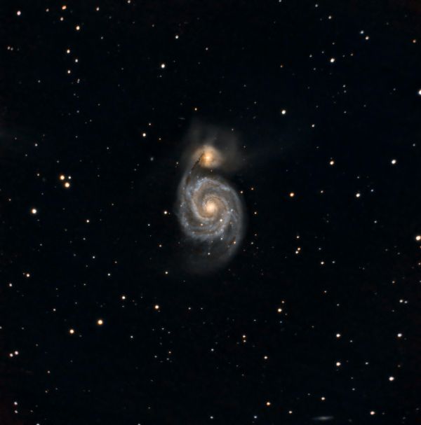 M51 The Whirlpool Galaxy - Astrophotography