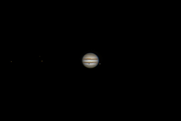 Jupiter, the GRS, and its moons: Europa, Callisto, Io, and Ganymede, along with the shadow of the moon Io. 04.02.2026 - Astrophotography