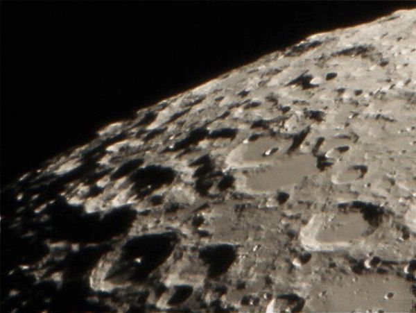 South Pole of the Moon - Astrophotography