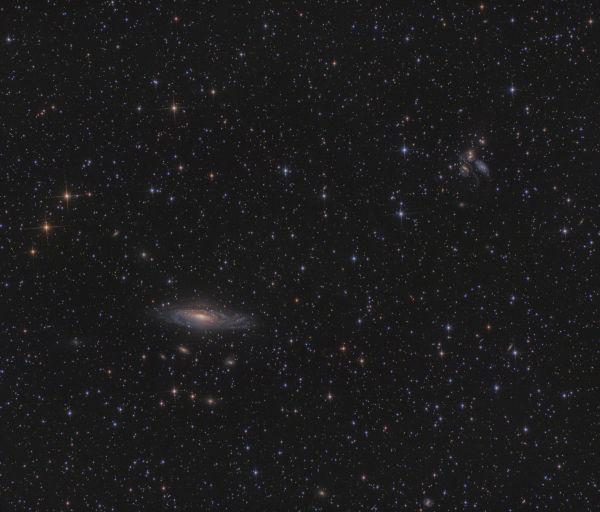 Galaxy NGC7331 and Stephan's Quintet - Astrophotography
