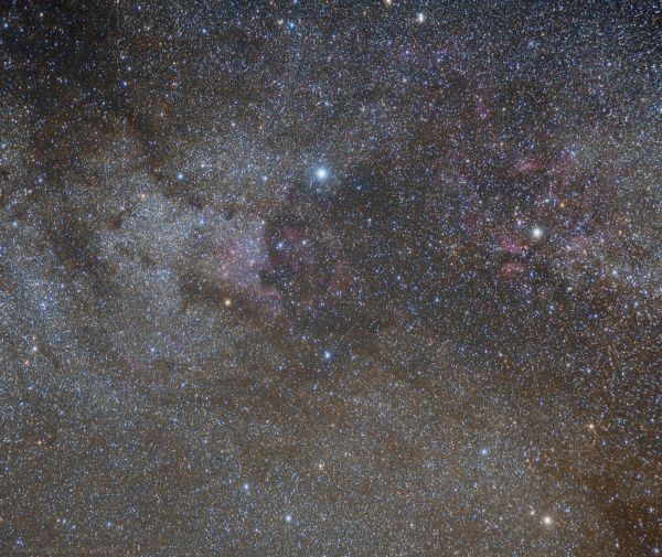 Region of the Milky Way in the constellation Cygnus, featuring the North America Nebula, the Butterfly Nebula, and others. - Astrophotography