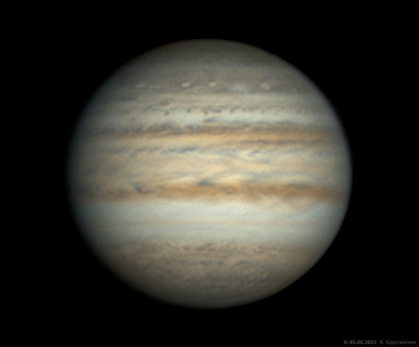 Jupiter on August 5, 2022 - Astrophotography
