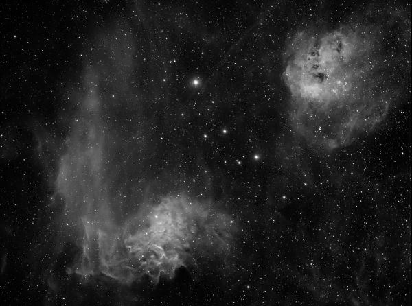 The Auriga Nebulae IC 405 and IC 410 - Astrophotography