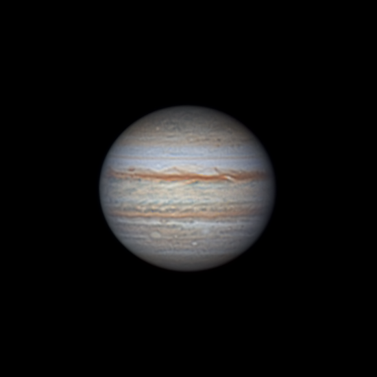 Jupiter, August 19, 2022 (3:19) - Astrophotography