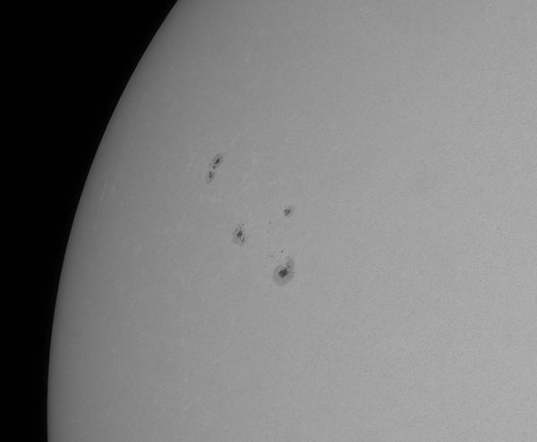 21.06.2025 sunspot groups 4117, 4118 - Astrophotography