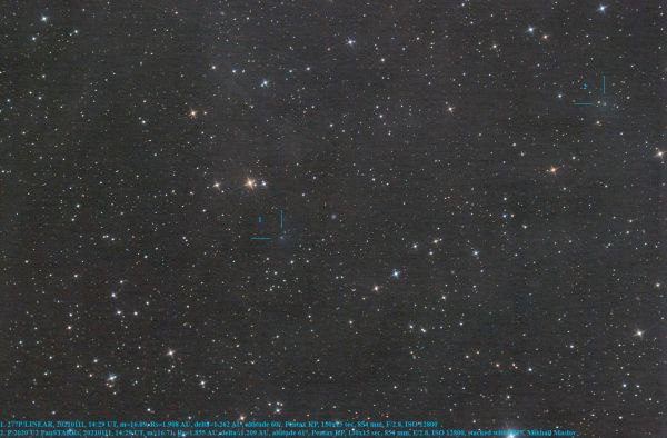 277P/LINEAR and P/2020 U2 PanSTARRs - Astrophotography