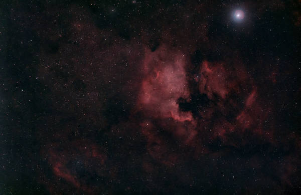 North America, Pelican, and Shell - Astrophotography