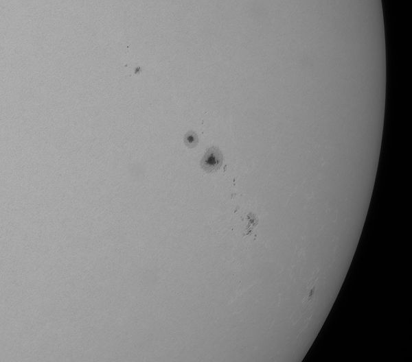 21.06.2025 sunspot groups 4114, 4115 and 4111 - Astrophotography
