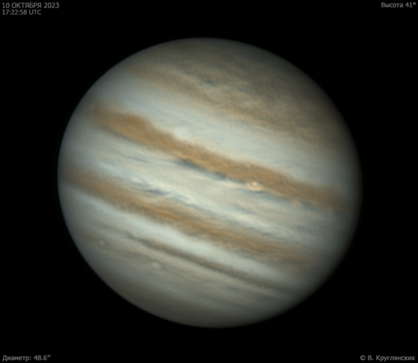 Jupiter on October 10, 2023 - Astrophotography