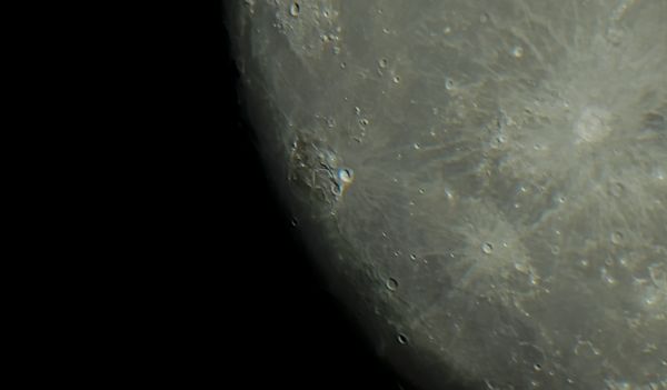 Aristarchus crater, a mysterious object on the moon - Astrophotography