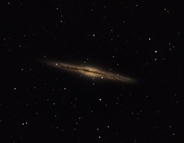 Spiral galaxy NGC 891 - Astrophotography