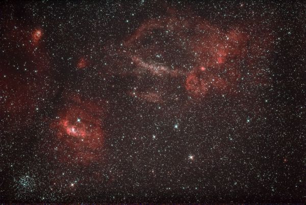 NGC7635, NGC7538, SH2-157, M52 - Astrophotography