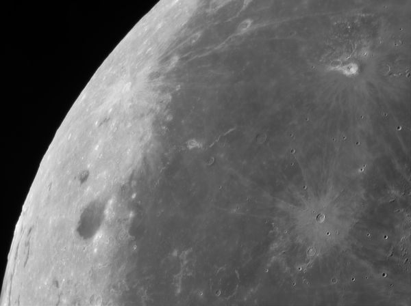 Moon 170617 (daytime) - Astrophotography