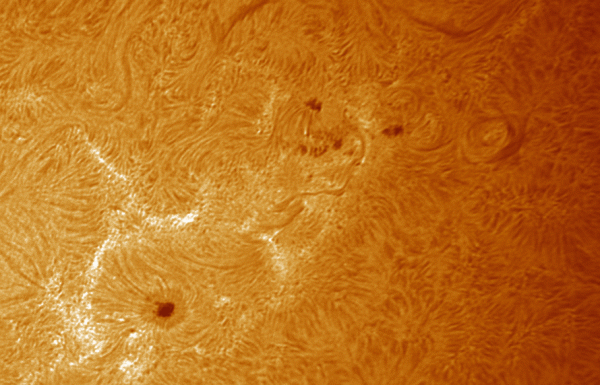 Animation of the Sun's chromosphere - Astrophotography