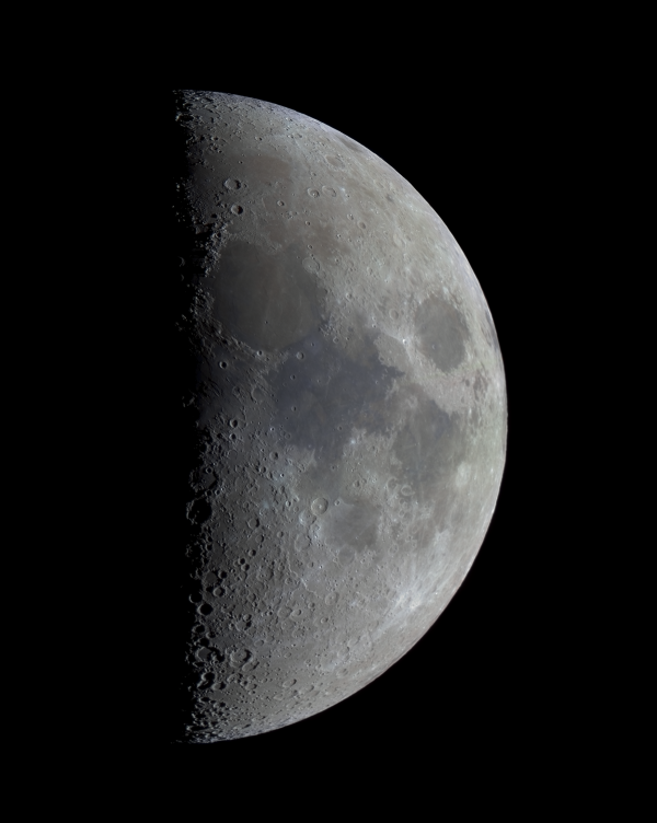 Panorama of the Moon at prime focus, 20.01.21 - Astrophotography