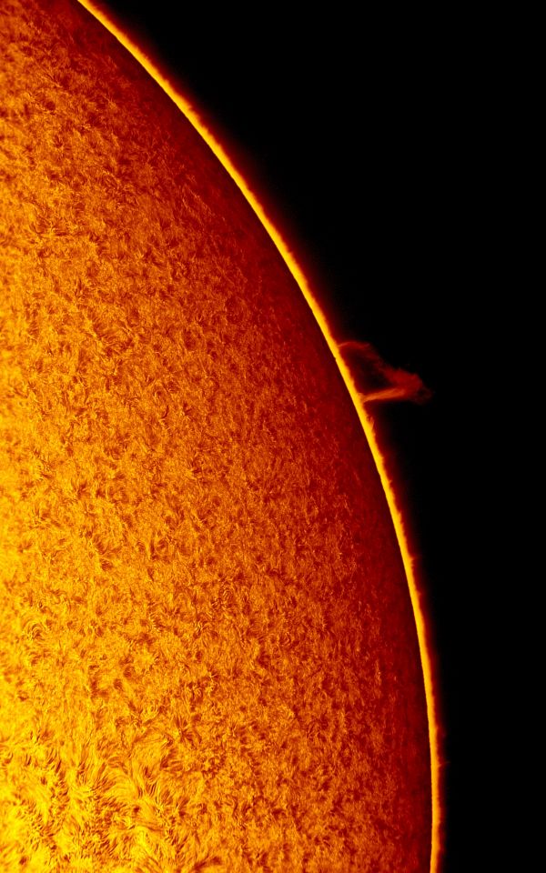 2017.05.06 Sun H-Alpha armchair prominence - Astrophotography