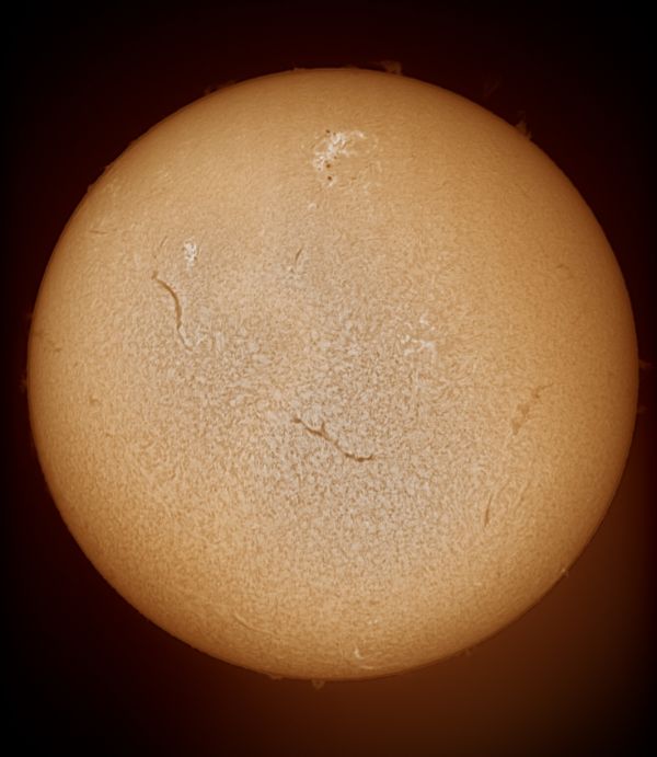 The Sun 09-04-23 colorized - Astrophotography