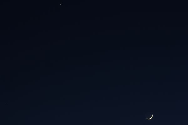 The Moon and Venus - Astrophotography