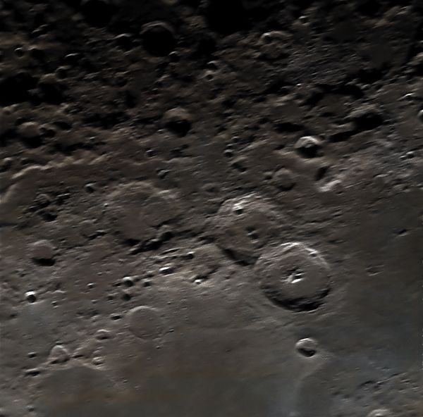 Craters Theophilus, Cyrillus, Catharina - Astrophotography