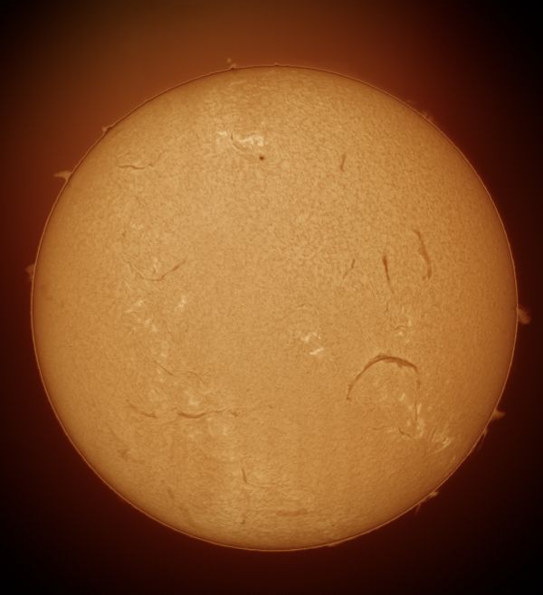The Sun 24-04-23 colorized - Astrophotography