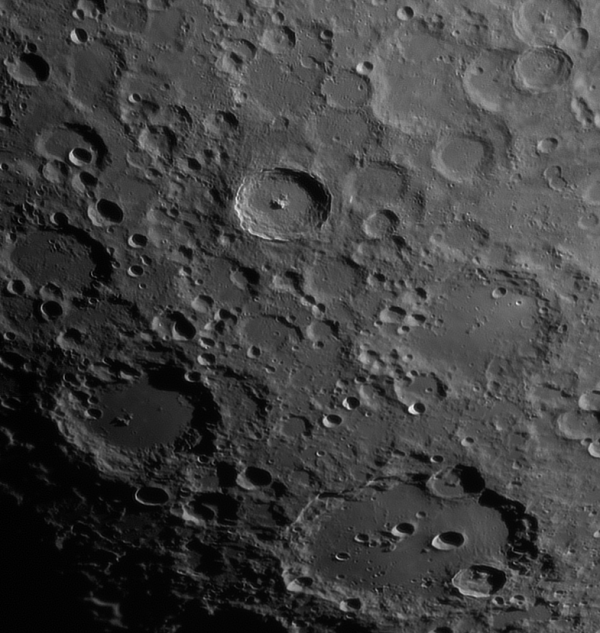 The Moon - craters Tycho/Clavius and surrounding area. - Astrophotography